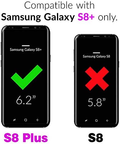 Телефонска Кутија За Samsung Galaxy S8 Плус Со Заштитник На Екранот Од Калено Стакло И Држач За Кредитни Картички Капак На Паричникот