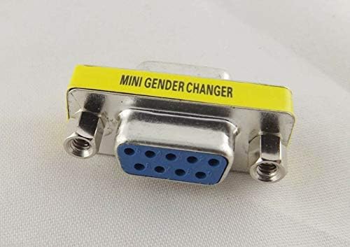 Конектор и терминал DB9 9 Pin Femaleенски до RS232 Femaleенски мини за адаптер за адаптер за менувач на родови