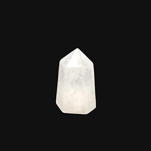 Чиста кварц точка мала 3-6 см 1 парчиња, природни кристални брадавици, лековити камени стапчиња од реики од чист кварц, кристална