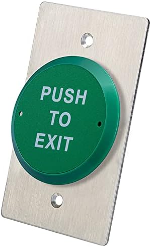 UHPPOTE Нерѓосувачки Челик Панел Притиснете на Излез Копчето За Контрола На Пристап До Вратата Систем