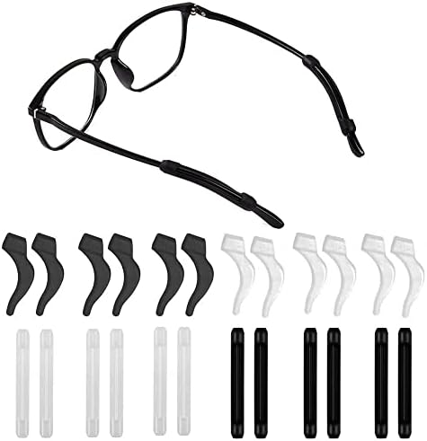 Силиконски очила за силикони за очила за ракави за ракави, држачи за ракави за удобност против лизгање на очила за сонце, очила за читање,