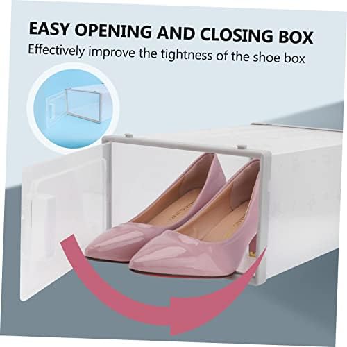 Cabilock 1pc кутија пластична кутија за чевли за складирање на чевли, чиста организатор за чевли за чевли за складирање, кутии за