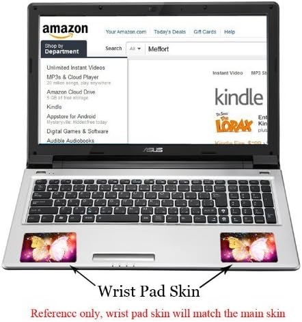Meffort Inc 17 17.3 инчен лаптоп лаптоп лаптоп налепница за налепници на кожата Уметност - Винсент ван Гог бадем цветање