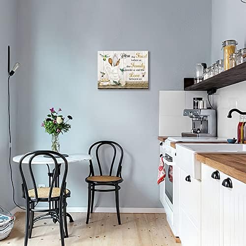 Фарма куќа кујна wallидна уметност рустикална кујна слики wallид декор платно печатење благословено со сликање на храна, врамени модерни домашни уметнички дела за куј