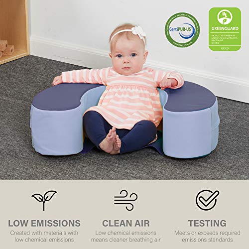 Фабрички директни партнери 10423-NVPB SoftScape Sit и поддршка за поддршка за бебиња и новороденчиња, катно седиште од пена со не лизгање на