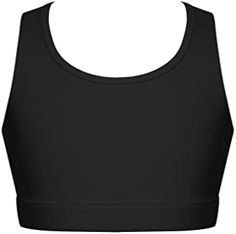 ВАСТВИТ ДЕЦА девојчиња тренингот јога градник врвот на отворено атлетски култури со врвна ракава активни кошули спортска облека за спортска