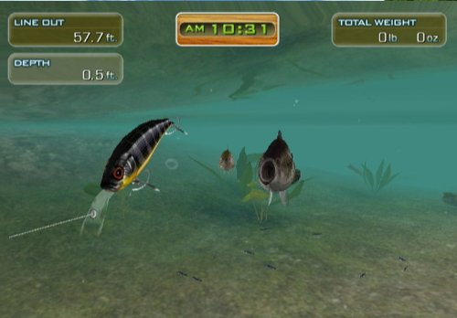 Повторно Закачен Риболов Пакет - Нинтендо Wii