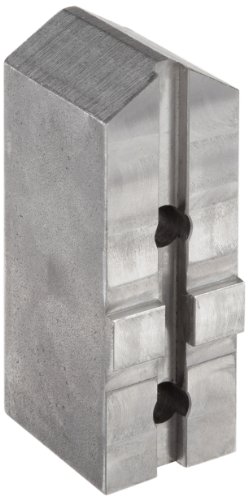 Абот за работа со челик 1018 стил Американски стандарден јазик и жлеб Чак вилица, 4 должина, 1-1/2 ширина, 3 висина, 3/8 завртка, завртка,