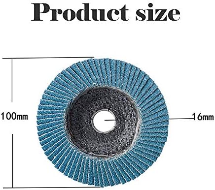 Xucus 10 парчиња професионални дискови за размавта дискови за пескарење на мелење тркала за мелење од 100мм 4 мелница за агол -
