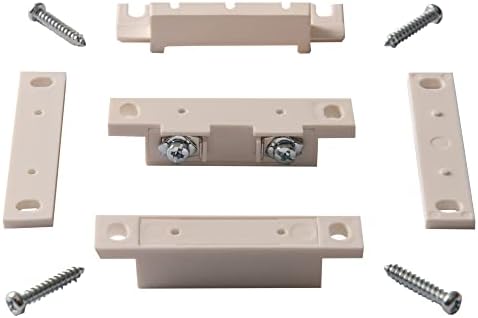 Tane SM-35-WW-PK10 пакет од 10 жични површини монтирање магнетна врата прозорец прекинувач Брзо Поврзување со растојанија завртки за завртки за бела боја Аларм безбедносен