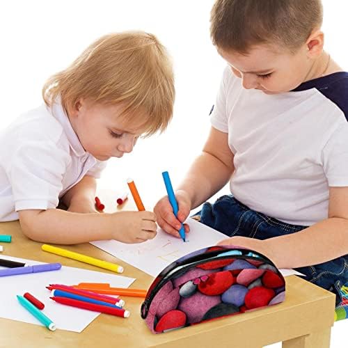 Кутија со моливи на геерот, торбичка за моливи, торба со моливи, естетска торбичка за молив, пеперутка од 3Д боја од камчиња