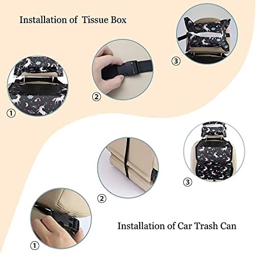Tdabo Car Trash Can Can со капак, торба за отпадоци од камиони за автомобил, сите во една торба за складирање торба за отпадоци за отпадоци