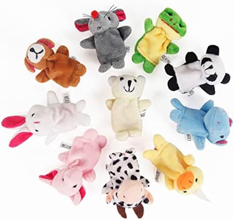 Toyvian 16 парчиња постави новородени играчки полнети животни за бебиња полнети со животни effефи Плиш кукли реквизити играчки