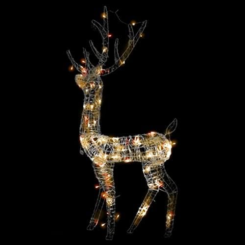 Божиќна и празнична декорација акрилик ирваси Божиќна декорација 140 LED диоди 50,4 Шарен затворен простор за забава во спална соба свадба Божиќен