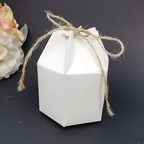 Кутија За Пакување Подароци Fdit, Кутија За Лекување Бонбони Шестоаголна За Свадба За Роденденска Забава