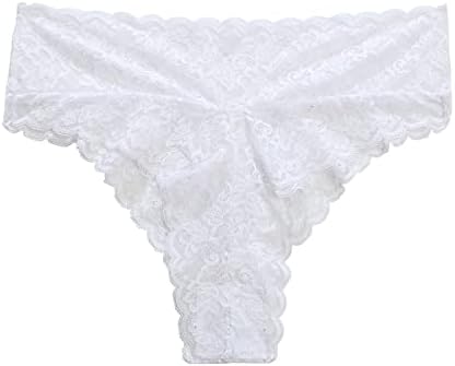 Thong Shapewear за жени жени долна облека слатки гаќички со низок половината секси чипка против појас трендовски долна облека свилени гаќички