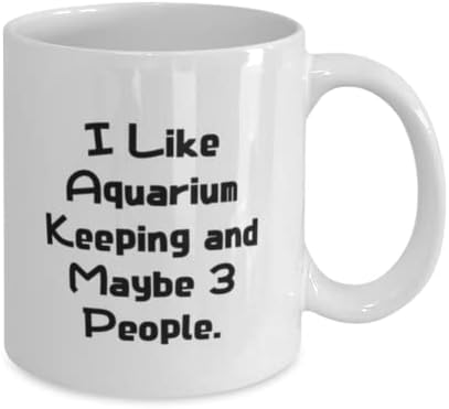 Ми се допаѓа чување на аквариум и можеби 3 лица. 11oz 15oz кригла, аквариум што се присутни од пријатели, loveубовна чаша за пријатели,