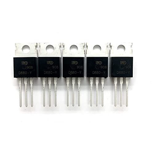 5PCS D880 TO220 TRANSISTOR 2SD880-Y D880-Y 2SD880 NPN силиконски транзистори на моќност 3A 60V 30W