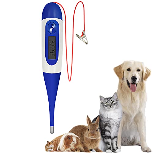 Термометар за миленичиња, Дигитален Ветеринарен Термометар Водоотпорен Дигитален Термометар За Домашни Миленици, Термометар