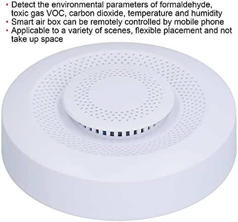 01 мерачи за квалитет на воздухот во затворен простор, WiFi Monitor Monitor, Monitor, формалдехид VOC CO2 Детектор за влажност на температурата
