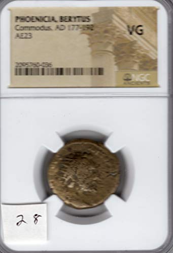 177 ФУНТИ античка Римска монета Царот Комодус АЕ23 Многу Добар НГЦ