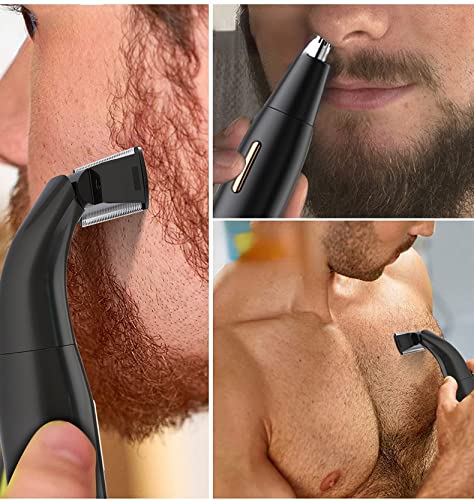 Нов електричен бричење на женски веѓи за бричење на веѓите од три-во-еден маж за бричење на носот и инструмент за депилација