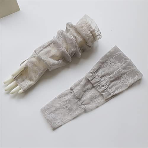 Орела лето лабава чипка ракави за ракави за женски рачки тенки ракави со долги ракави со половина прсти изложени прсти