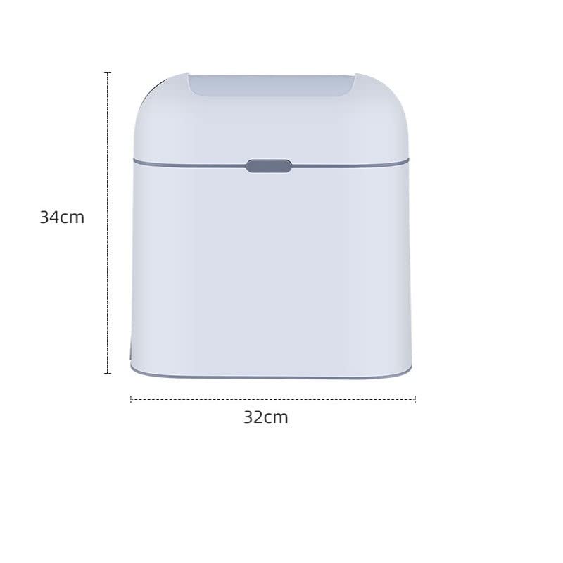 UXZDX Паметен Сензор Корпа За Отпадоци Кујна Бања Тоалет Ѓубре Може Најдобро Автоматска Индукција Водоотпорна Канта Со Капак