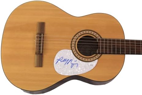Робби Кригер потпиша автограм со целосна големина Фендер Акустична гитара w/ Jamesејмс Спенс автентикација JSA COA - Вратите со Jimим