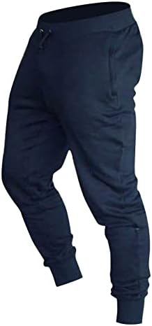 Sezcxlgg Men Pronsers Mens Sports Suterpants Fitness Тенок панталони обични џогинг улични панталони со џебови со патенти