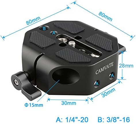 Комплет за кафез со мали кино камера + DSLR дрвена рачка зафат + камера 15мм шипка тип на универзална табла со база