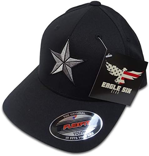 Eagle Six Gear Gear Patriot Star опремена со Flexfit Hat Структурирана капа за бејзбол за мажи