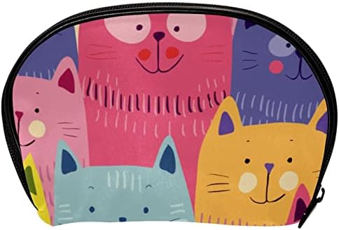 Тоалетна Торба, Козметичка Торба За Патување За Жени Мажи, Мачки Од Цртани Животни