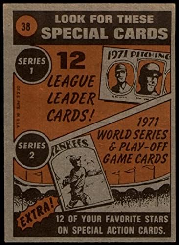 1972 година Бејзбол Топс 38 Карл Јастцемски Бостон Ред Сокс одличен