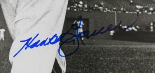 Хенк Бауер потпиша автоматски автограм 8x10 Фото IX - Автограмирани фотографии од MLB