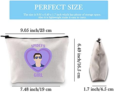 Супер Херој Инспириран Патент Торбичка Спид Девојка Шминка Торба За Филм Фандом Девојки Жени
