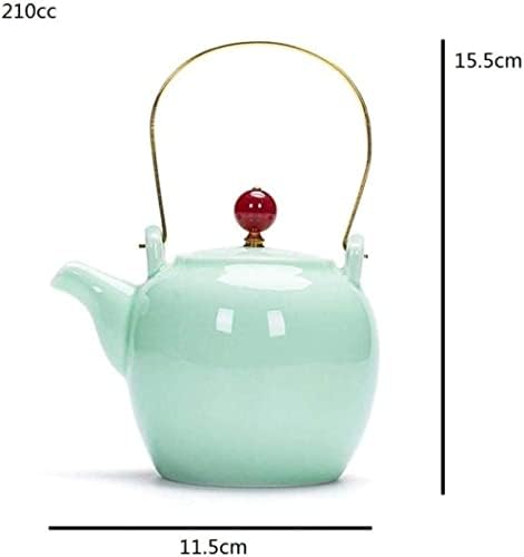Билен чај тенџере Чајник Керамички Чајник Керамички Чај Тенџере 210мл Чај Тенџере Домаќинство Чај Сет Еден Чајник Керамички Цвет Чајник