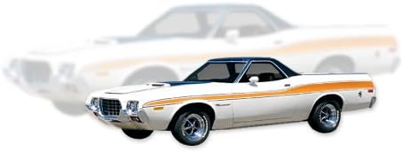 Ranchero 1973 1974 1975 1976 1976 GT Decals & Stripes комплет - жолта