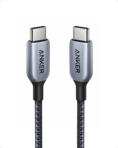 Anker 765 USB C до USB C кабел, USB 2.0 Брзо полнење USB C кабел за MacBook Pro 2021, iPad Pro, iPad Air 4, Samsung Galaxy S21, Pixel и многу