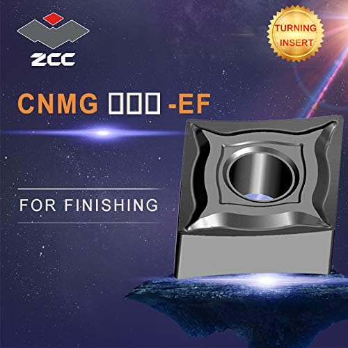 FINCOS Cnc Вметнува 10 парчиња/многу CNMG120404/CNMG120408 - Ef Струг Алатки За Сечење Обложени Цементирани Карбид Вртење Инсерти Челик