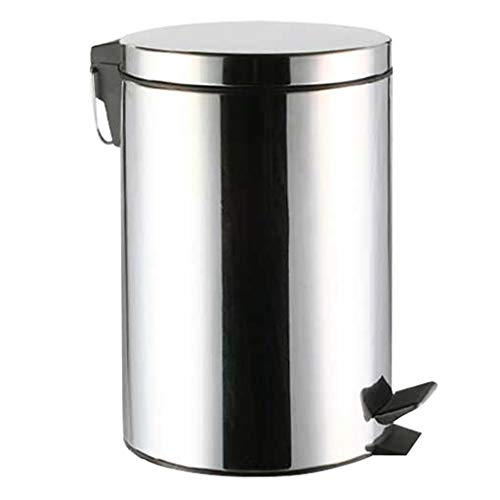 Wenlii newther 1pc 5L ѓубре канта од не'рѓосувачки челик челик педал ѓубре може да биде голем капацитет за кујна бања