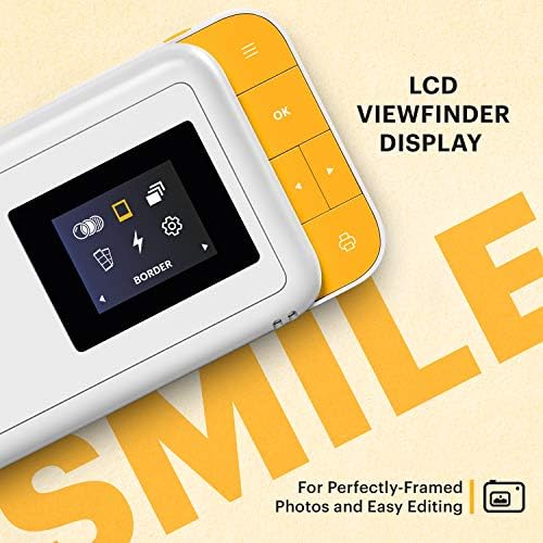 Кодак Насмевка Инстант Печатење Дигитална Камера-Сина со кодак 2 умх3ʺ Премиум ЦИНК Фото Хартија