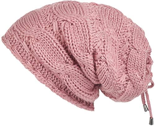 Lilax жени кабел плетејќи слабиот бучен преголем мек топла зимска капаче