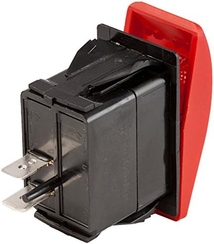 K4 Off-ON CONTURA III Запечатен прекинувач w/мек допир црвен активатор