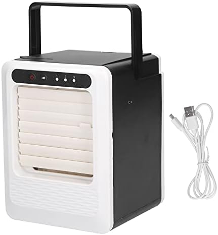 Преносен климатик, 5 во 1 преносен климатик, ладилник за прочистување на воздухот, преносен мини ладилник за воздух за домаќинство,