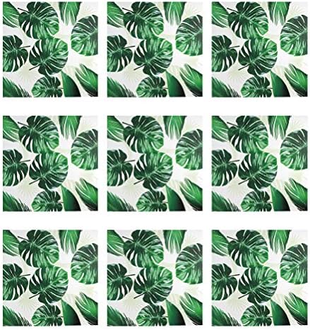 Сосопорт 100 парчиња 33 см моден хаваи стил Монстера салфетки со тематски партии за декорација