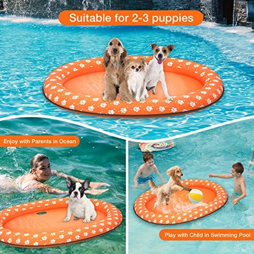 Пет меко куче плови сплав - надувување на кучиња за надувување плови за лето