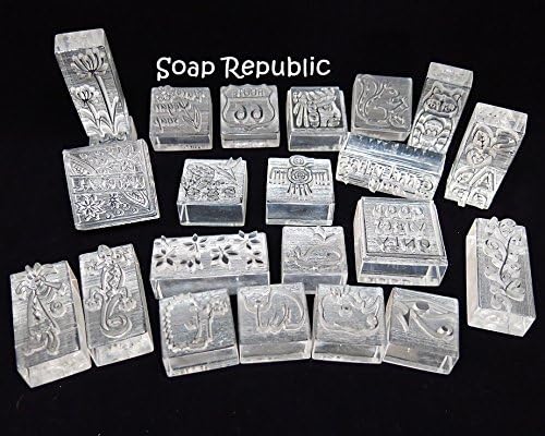 SoapRepublic 'чист веган сапун' 30x30mm акрилен сапун печат/печат за колачиња/печат на глина