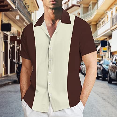 2023 НОВИ МАНС 3Д дигитални печатени ленти за шиење лето лето кошула со кратки ракави плус големина случајна кошула вратот мек