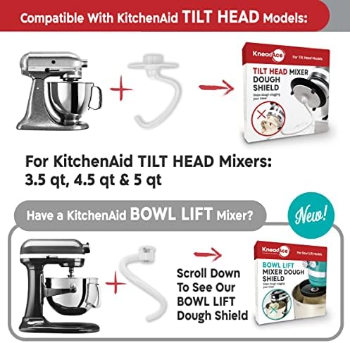 Shield Shield Tough Tough за помош во кујната - го спречува вашето тесто да се искачи и да се затне со миксер - додаток за миксер